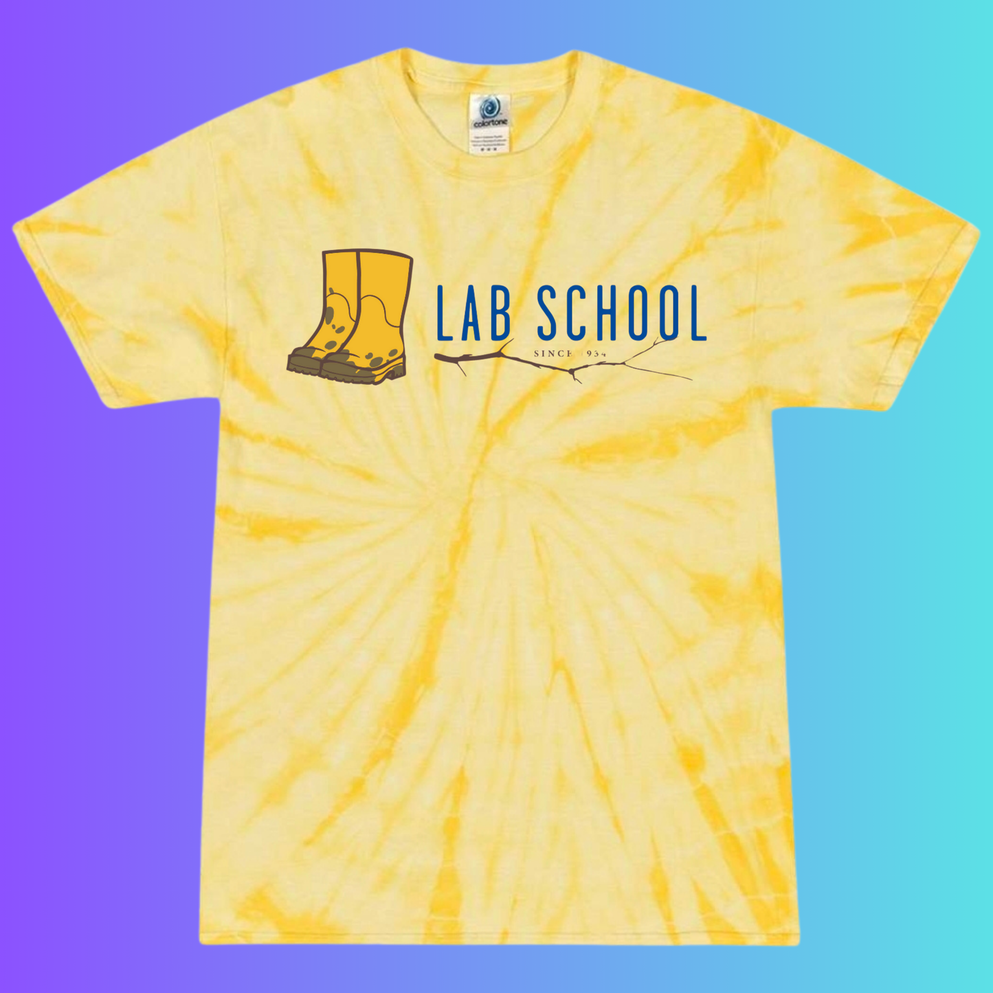 The Lab School Spider Dandelion Tie Dye T-shirt