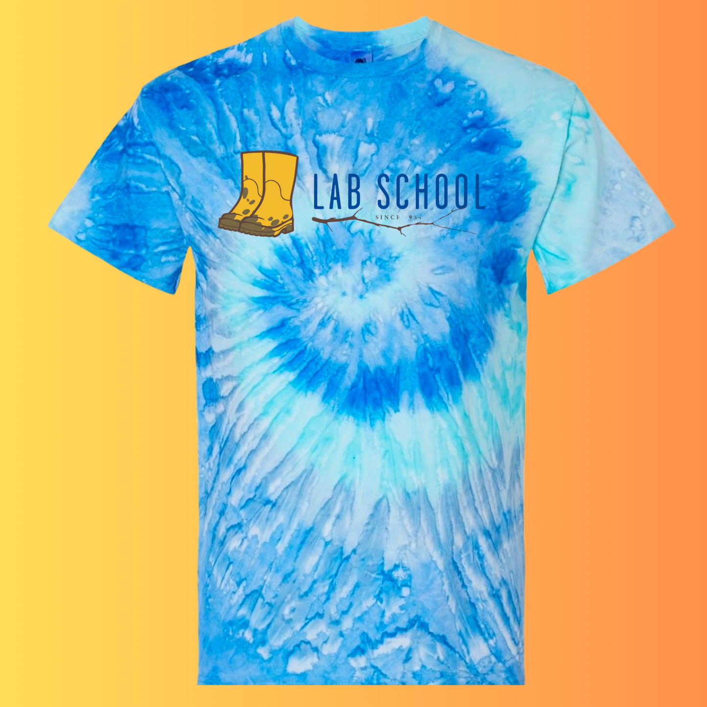 The Lab School Blue Jerry Tie Dye T-shirt