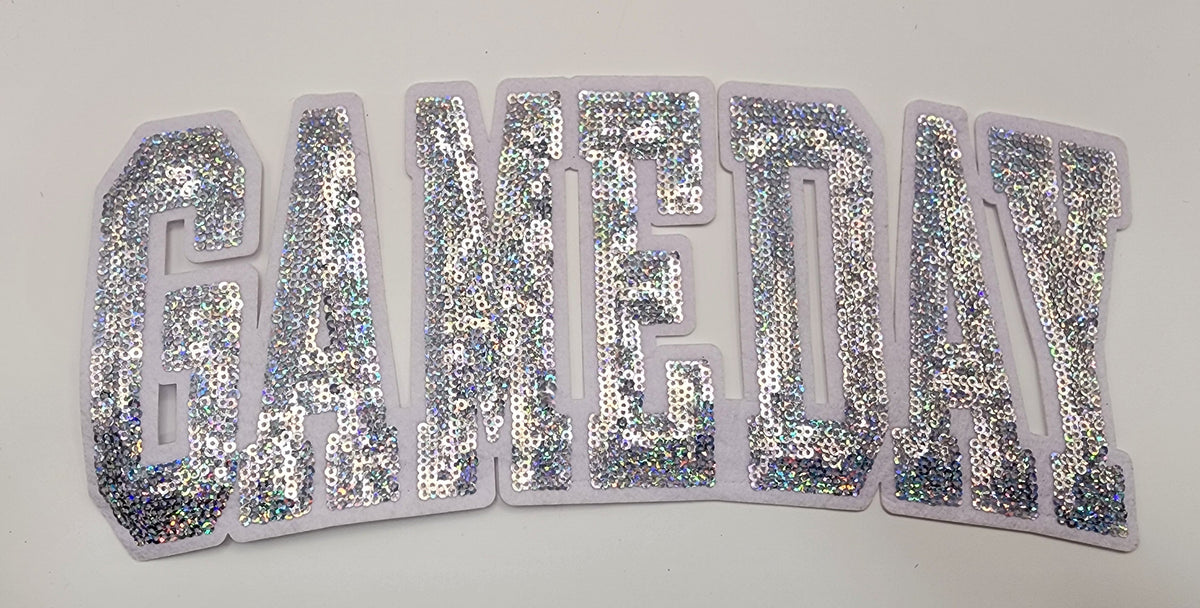 GAMEDAY sequin patch