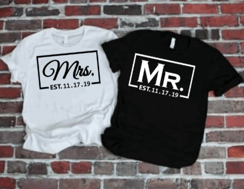 Mr. & Mrs. Matching Tee