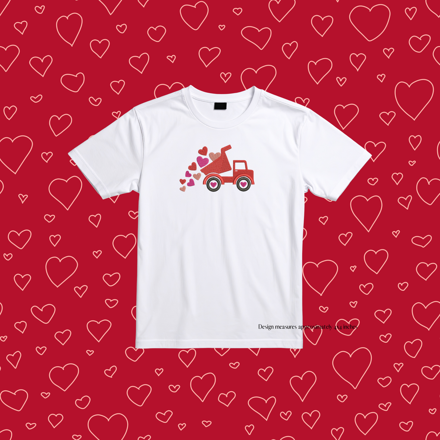 Valentine's Dump Truck T-shirt