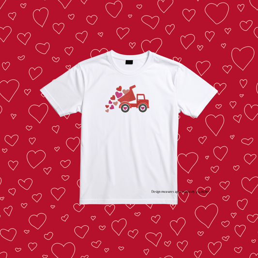 Valentine's Dump Truck T-shirt