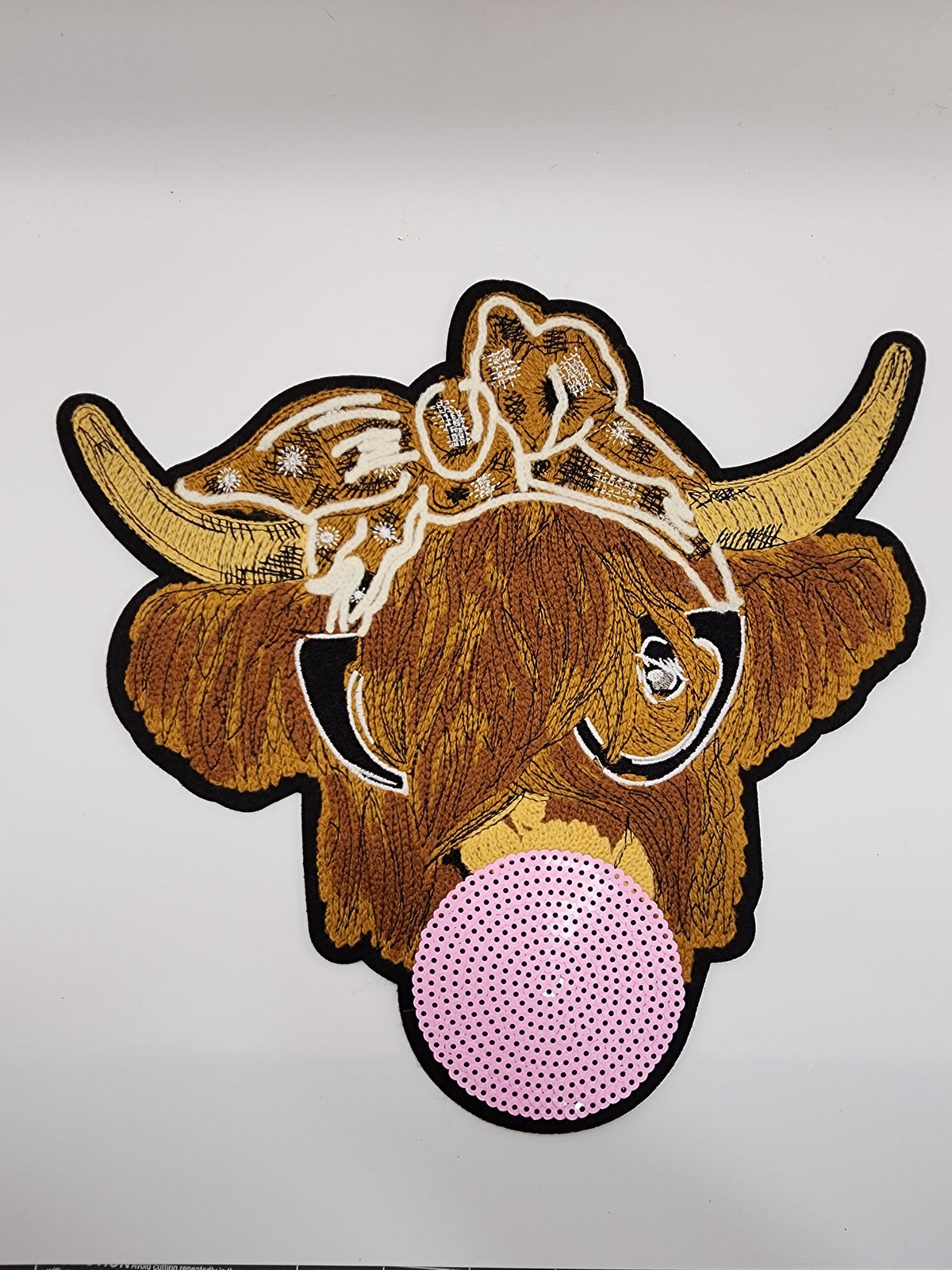 Highland Cow with Gum