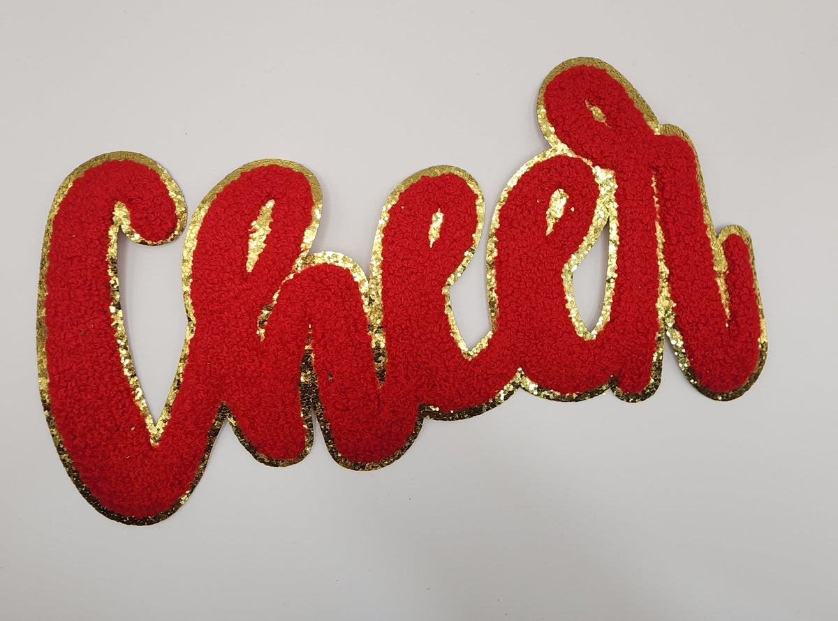 Cheer chenille patch