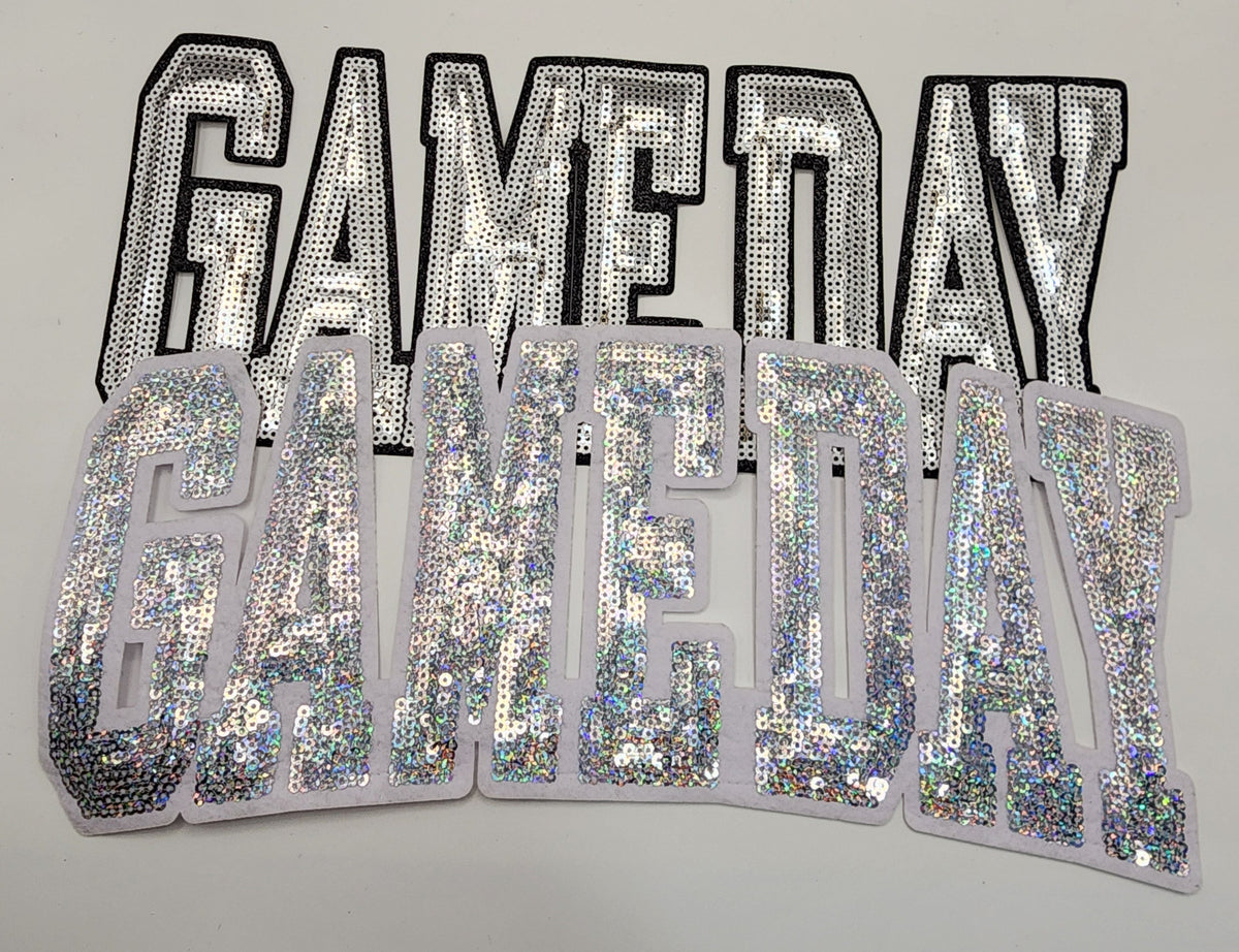 GAMEDAY sequin patch