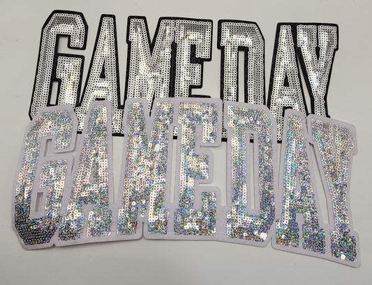 GAMEDAY sequin patch