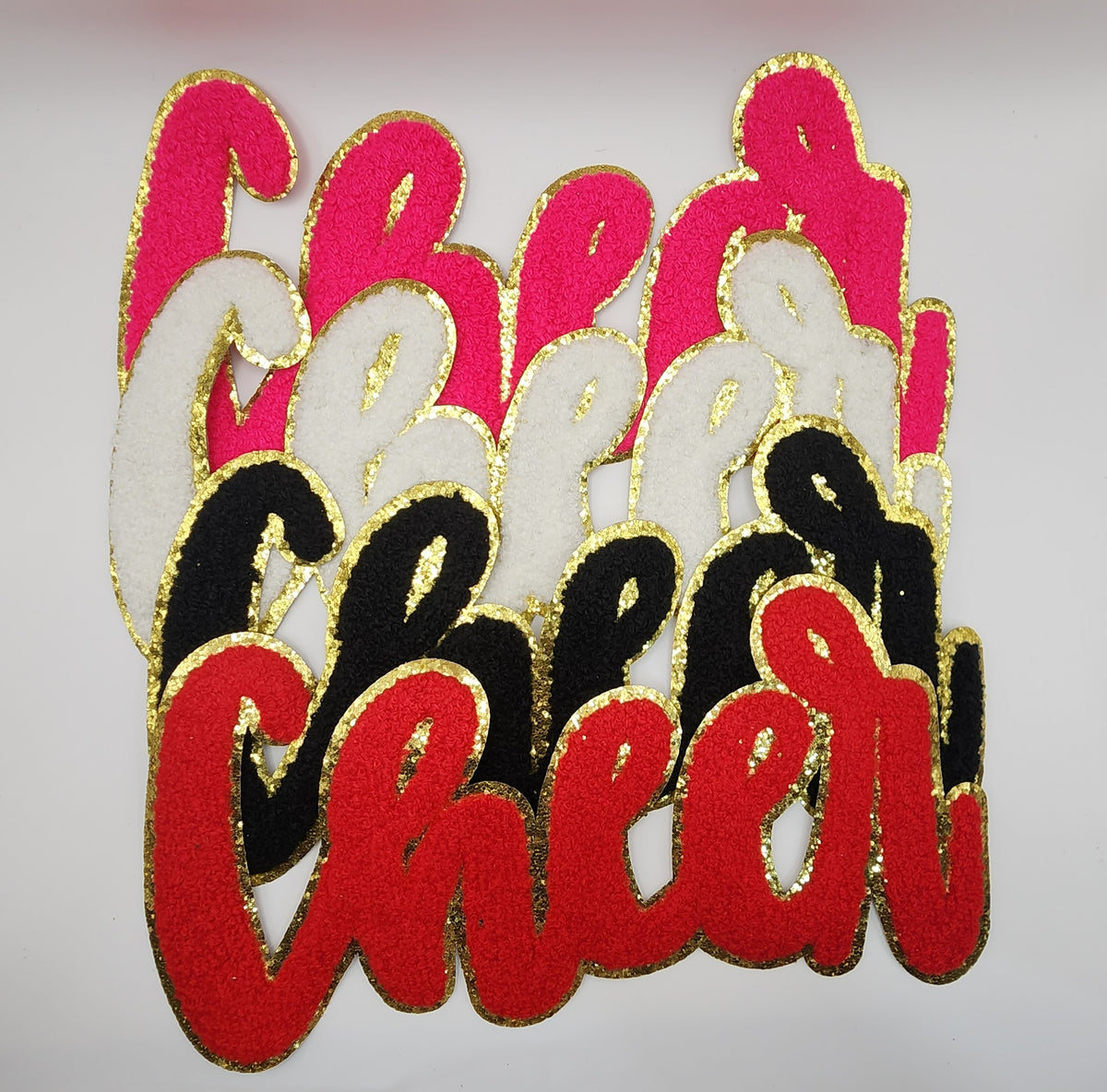 Cheer chenille patch