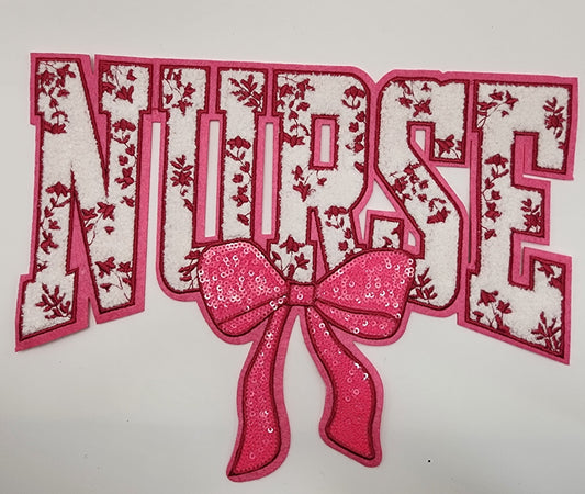 NURSE chenille patch