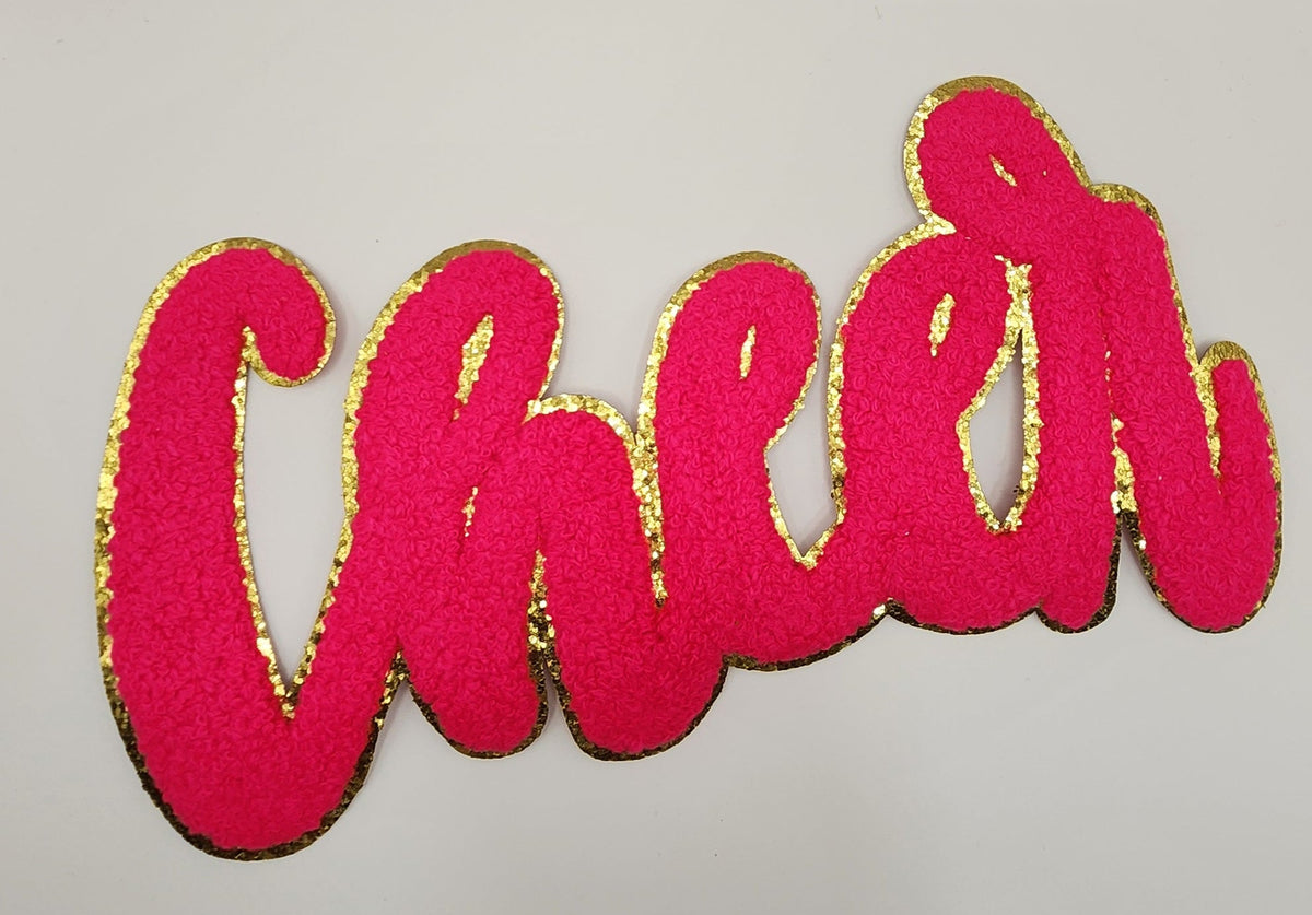 Cheer chenille patch