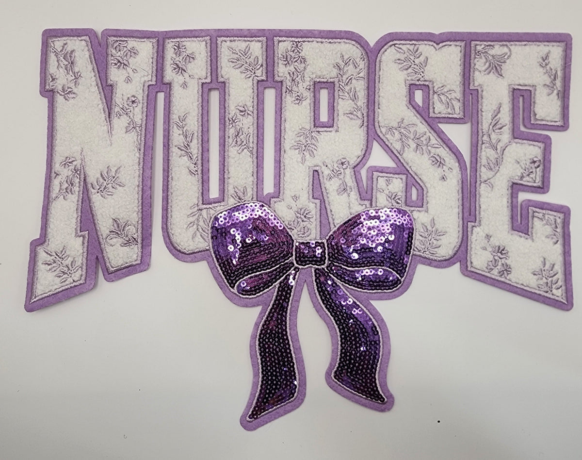 NURSE chenille patch