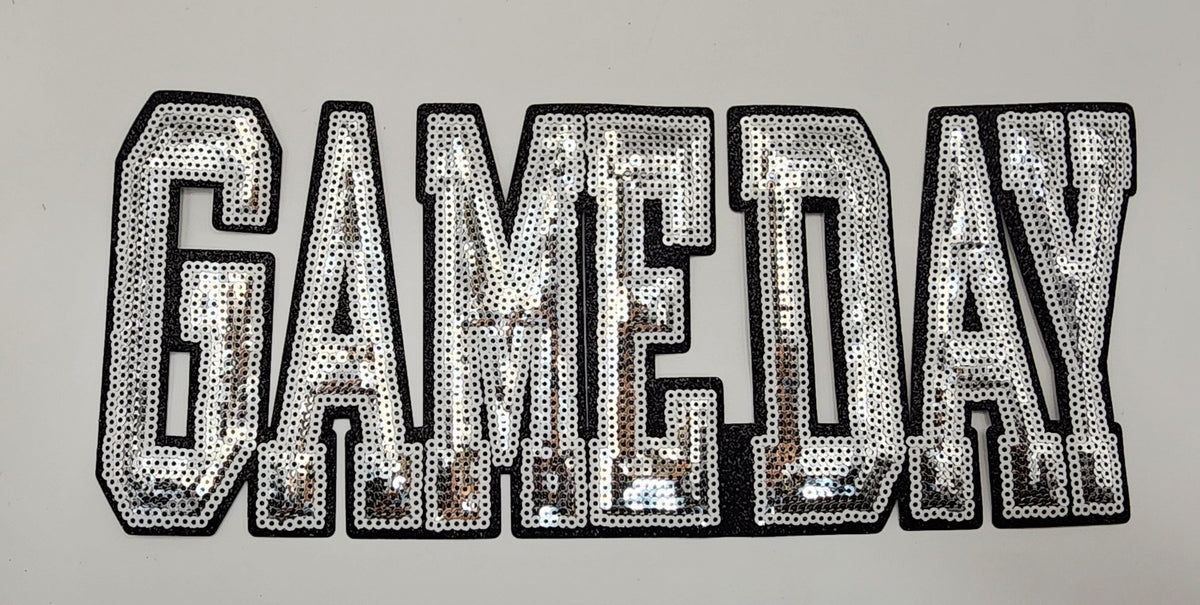 GAMEDAY sequin patch