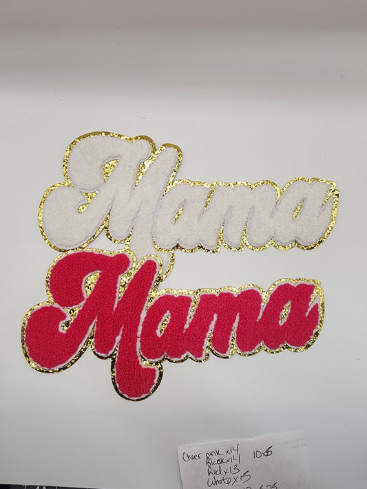 Mama chenille patch