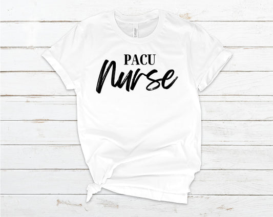 Script PACU nurse tee