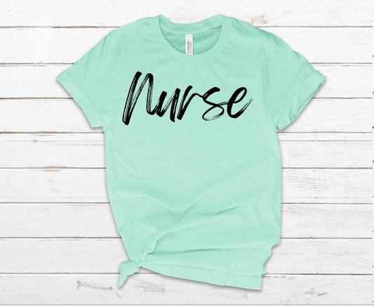 Nurse Script Tee