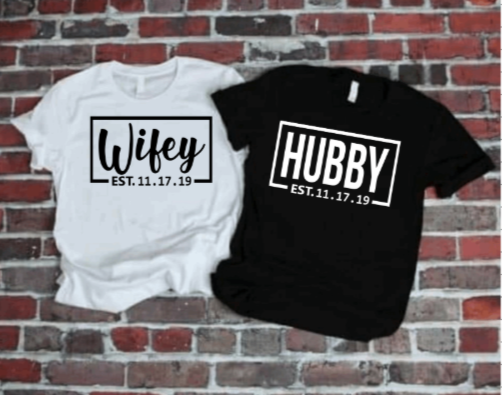 Wifey Hubby Matching Tee