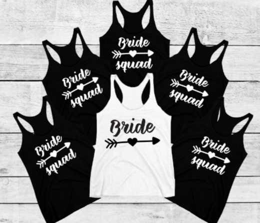 Bride Squad Racerback Tank