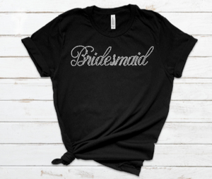 Bridesmaid Rhinestone Tee